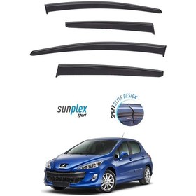 Resim Peugeot 308 Sunplex Marka Cam Rüzgarlığı Mugen 4'Lü 