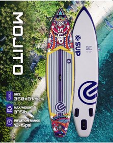 Resim Suplimanı 350x81x15 Supboard Paddle Board Şişme Sörf Tahtası Tam Set Sup Board 