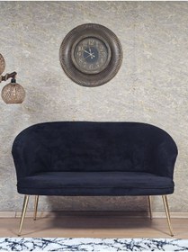 Resim ZAFİR İkili TEDDY Gold Kaplama Sivriltme Ayak Çay Seti Koltuk İkili Berjer , Balkon, Salon, Ofis 