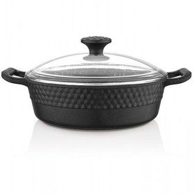 Resim Leony Döküm Granit Basık Pilav Ve Karnıyarık Tencere 28 CM 