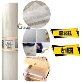 Resim Şeffaf Dolap Örtüsü Raf Kaydırmaz 45X10 Metre 