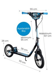 Resim İkon TommyBaby 12 Jant Çocuk Scooter 