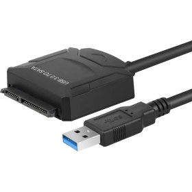 Resim Alfais USB 4356 3.0 2.5 3.5 İnç Sata HDD SSD Harddisk Çevirici Dönüştürücü Kablo Yüksek Hız Destekli 