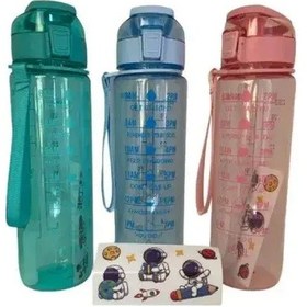Resim Motivasyon Su Matarası 1 Litre Çok Renkli 