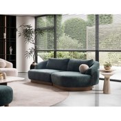 Resim EWA HOME Tedy Üçlü Koltuk Yeşil 