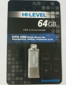 Resim Hi Level Mini Otg 64 Gb Usb Bellek Metal Renk 
