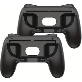 Resim Cloud011 2'li Set Nintendo Switch Joy-con Kulpu, Siyah - Parti Ve Aile Oyunları İçin Konforlu Tutuş 
