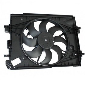 Resim Renault Clio IV Sandero Logan Fan Motor + Şase + Pervane Komple 214816812R Renault Clio IV Sandero Logan Fan Motor + Şase + Pervane Komple 214816812R