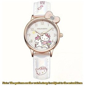 Resim Elmpaly Beyaz Hello Kitty Ve Arkadaşları Koleksiyon Kız Çocuk Kol Saati Diğer 