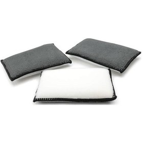 Resim 3'lü Araç İçi Temizleme Sporu - İki Yönlü Mikrofiber Ve Yumuşak Fırça - Derinlemesine Temizlik, Dashboard, Koltuk, Kapı 