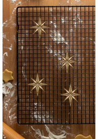 Resim Yıldız Kurabiye Kalıbı, Hamur Şekillendirici, Bisküvi Kalıbı, Kolay Kesim Ucu Beyaz 