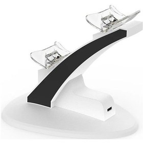 Resim Ps5 İçin Denetleyici Şarj Dock'u Çift Şarj Standı İstasyonu Beşiği Sony Snd-468 White 1 Adet 