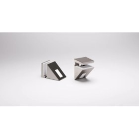 Resim ITALIANA FERRAMENTA, 2 ADET KALABRONE MINI ETAJER, 5-10 MM AYARLI CAM RAF TUTUCU 
