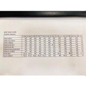 Resim Mogi Erkek Çocuk Takım Elbise 3'lü Spor Takım Yelek-pantolon-tişort 3-14 Yaş Bej 
