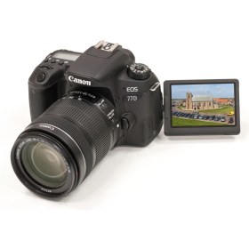 Resim Canon Eos 77D 18-135MM Is Lens Dijital Slr Fotoğraf Makinesi 