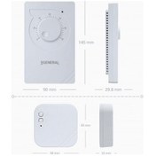 Resim General Life Ht100 Rf Kablosuz Oda Termostatı 