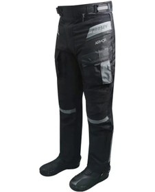 Resim Prosev Armor Maxdura Kumaş Çok Fonksiyonlu Motosiklet Kadın Pantolonu Gri - Siyah 