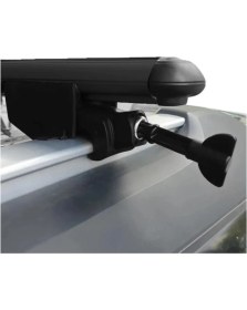 Resim Cross Oto Aksesuarları Renault Kadjar 2016-2021 ile Uyumlu - Ara Atkı Tavan Barı / Portbagaj Taşıyıcı - 2 Adet Siyah 