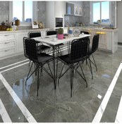 Resim Knsz masa sandalye takımı hem75mazlum byzsyh 130*070 sm 6 sandaly 