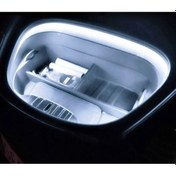Resim Tesla Ön Bagaj Led Ortam Işık Şeridi İçin, Boyut: 21-23 Model 3 İçin Beyaz Işık 