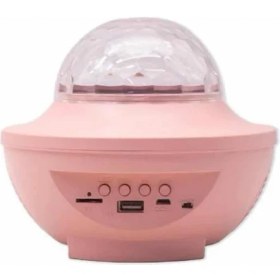 Resim Zero Land Storozal Masa ve Gece Lambası Renkli Projektör Işıklı Disko Topu Bluetooth Hoparlör 