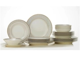 Resim Kütahya Porselen Bone Kalipso Yemek Takımı 24 Parça 6 Kişilik BNKL24Y243012156 Renkli 