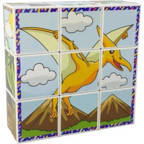 Resim Hype Store Dinozorlar 3D Manyetik Puzzle Seri 1 - (9 Mıknatıslı Küp 6 Dinazor Yapboz) 