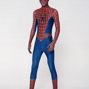 Resim Marvel Cadılar Bayramı Kostümü Örümcek Adam Cosplay Tulum Raimi Tayt Performans Giyim Parti Kıyafeti 