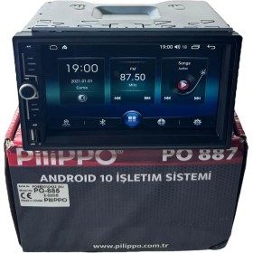 Resim Pilippo 7'' Profosyonel Android Universal Double Teyp 