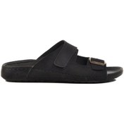 Resim Siyah Çift Bantlı Hafif Erkek Terlik 80-004 M Siyah 