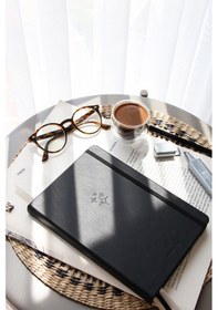 Resim A5 Bullet Journal Noktalı Defter 140 Gr. 80 Yaprak Deep Charcoal Siyah 