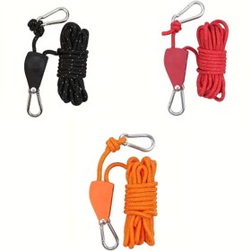 Resim 4/6 adet Açık Havalı Makara Ayarlayıcı, Metal Kaldırma Makarası Yansıtıcı Rüzgar İpi, Çadır Sabitleme için 