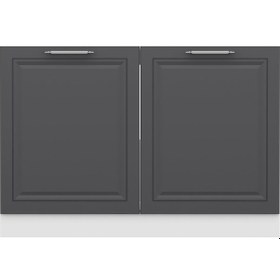 Resim Minar Mutfak Modül Alt 2k 120cm Evye Dolap Byz Mebran C Antrasit 