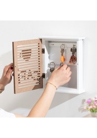 Resim Porsima 2067 Duvara Montajlı Dekoratif Anahtarlık Dolabı 21x25 Cm 
