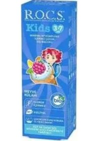 Resim Rocs Kids 3-7 Meyve Külahı Diş Macunu 