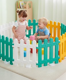 Resim Dolu Oyuncak Çit 8 Parça - Standart / Standart 