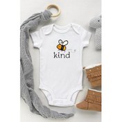 Resim Bekind Kısa Kol Çıtçıtlı Bebek Body 