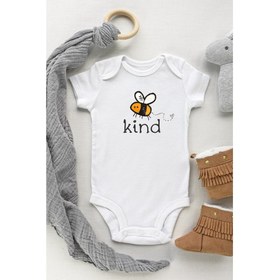 Resim Bekind Kısa Kol Çıtçıtlı Bebek Body 