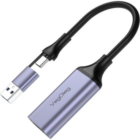 Resim Uray Home 1080P 60Hz HDMI Video Capture Card USB 3.0 ve Type-C Görüntü Yakalama Kartı 