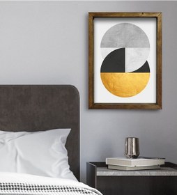 Resim Bk Gift Yatak Odası Konseptli Doğal Masif Ahşap Çerçeveli Tablo 4 (551112040) 