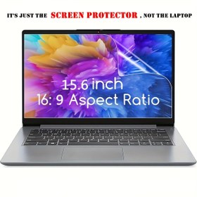 Resim 15.6 İnç Laptop Anti-Glare Ekran Koruyucu, HP, DELL, Asus, Acer, for Sony, for Samsung, for Lenovo ve Toshiba için tasarlanmış, 16:9 Görüntü Oranı ile. Lütfen Dikkat Edin, Bu Ekran Koruyucusu, Kendi Kendine Laptop Değildir. 