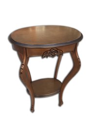 Resim BENGİ TİCARET Fiskos ST 17971 Çiçeklik Oyma Model Kaplama Kayın tabla ayak Parlak ceviz ELyapım 