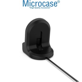 Resim Microcase Huawei Watch Gt2 Pro Için Silikon Şarj Standı Siyah - Al2417 