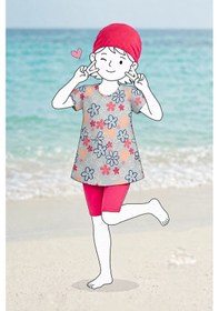 Resim Zuzunga Daisy Bloom Kız Çocuk Mayo Takımı Mavi 