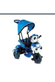 Resim BabyHope Mavi Renk Little Panda 3 Teker Itmeli Bisiklet 