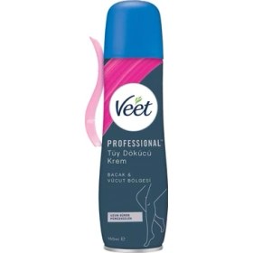 Resim Veet Professional Tüy Dökücü Sprey Krem Hassas Ciltler Için 150 ml 