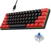 Resim Hxsj V900 RGB 61 Tuşlu Kablolu Mekanik Oyuncu Klavye 