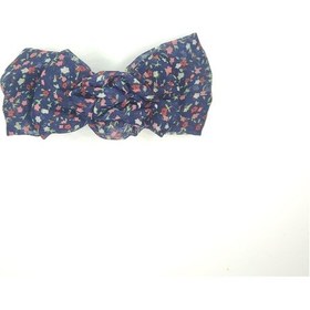 Resim Tedz Collection Mordino Lacivert Büzgülü Saç Tokası Çok Renkli 