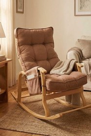 Resim Reyo Santorini Kapitoneli Sallanan Sandalye Dinlenme ve TV Koltuğu 