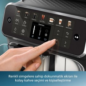 Resim Philips Aquaclean Filtre Lattego Süt Sistemi 12 Çesit Kahve Tam Otomatik Espresso Makinesi 2kg Tchibo Kahve + Lambader Hediye 